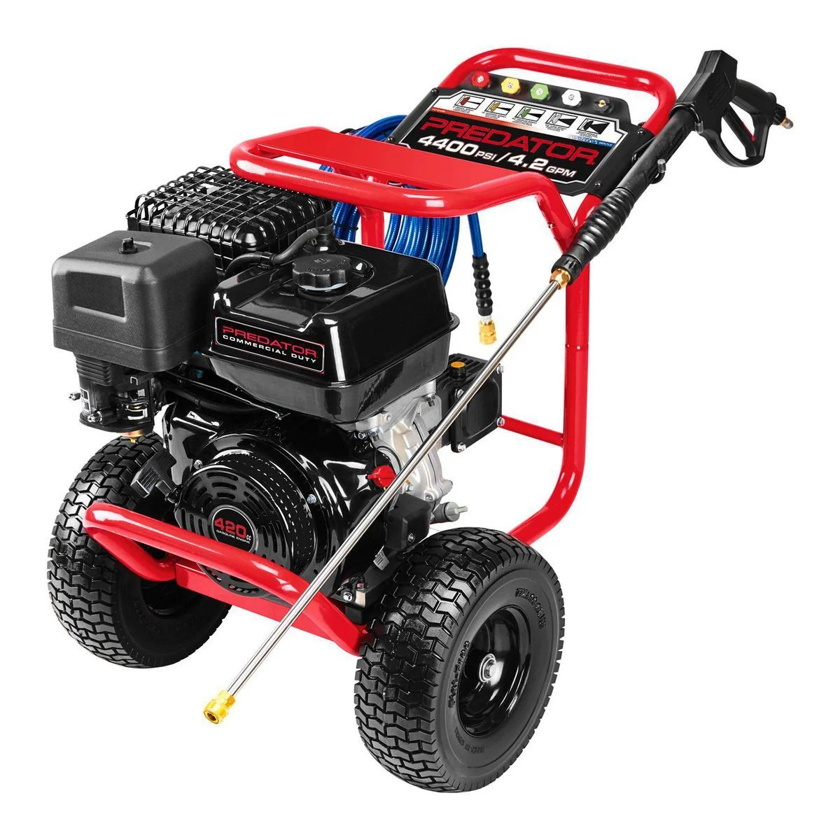 lid-product-10-image-1 Predator 4400 PSI, 4.2 GPM, 13 HP (420cc) Commercial Duty Pressure Washer EPA - Image 1