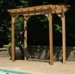 Creekvine Designs Red Cedar Monterrey Pergola - Image 2