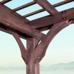 Backyard Discovery 14′ X 10′ Somerville Pergola W/ Electric – Dark Walnut DIY - Image 5