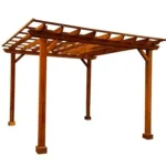 16 Ft. X 16 Ft. Pacific Douglas Fir Wood Traditional Pergola