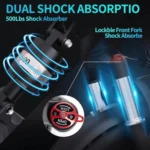 Folding Ebikes for Adults Ridstar 750W Motor 48V 14AH Removable Battery 20 X 4.0 Fat Tire Shimano 7-Speed 19.8MPH Electric Bike - Image 3