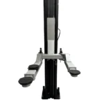 Asymmetric 2 Post Car Lift Clear Floor 9,000 lbs. Capacity Heavy Duty in Black - Image 4