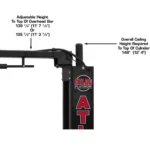 Platinum 10000 LB Certified 2-Post Lift – Atlas PVL-10 - Image 4