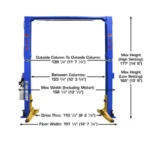 Platinum 12000 LB Certified 2-Post Lift – Atlas PVL-12 - Image 2