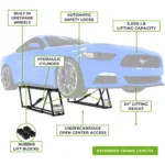 QuickJack 5000TLX – Extended-Length Portable Lift (5,000 lbs Capacity) - Image 2
