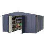 VEIKOUS 10 ft. W x 12 ft. D Outdoor Metal Storage Shed in Gray (120 sq. ft.) - Image 3