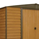 Arrow 10 ft. x 8 ft. Woodridge Shed – Durable Metal Storage with Woodgrain Finish - Image 5