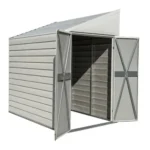 Arrow 4 ft. x 7 ft. Yardsaver Galvanized Steel Storage Shed - Image 2