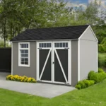 Heartland Coronado 12-ft x 8-ft Gable Style Wood Outdoor Storage Shed with Windows and Doors - Image 3
