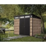 Keter Signature Pine/Graphite DecoCoat Shed 9×7 - Image 3