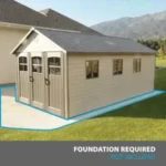 Lifetime 11×21 Storage Garage Kit W/ 9 Ft Wide Doors (60237) - Image 2