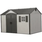 Lifetime 12.5 Ft. x 8 Ft. High-Density Polyethylene (Plastic) Outdoor Storage Shed with Steel-Reinforced Construction