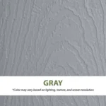 Lifetime 15′ x 8′ Dual Entry Outdoor Storage Shed, Gray - Image 3