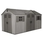 Lifetime 15′ x 8′ Rough Cut Backyard Storage Shed With Floor (60318)