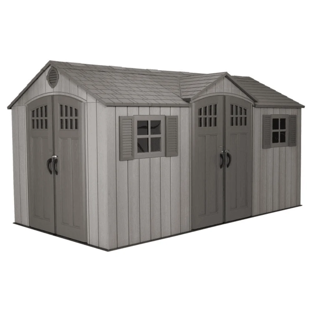 lid-product-250-image-1 Lifetime 15′ x 8′ Rough Cut Backyard Storage Shed With Floor (60318) - Image 1