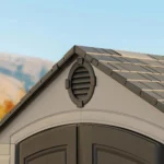 Lifetime 8 Ft. x 10 Ft. High-Density Polyethylene (Plastic) Outdoor Storage Shed with Steel-Reinforced Construction - Image 7