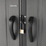 Lifetime 8 Ft. x 10 Ft. High-Density Polyethylene (Plastic) Outdoor Storage Shed with Steel-Reinforced Construction - Image 8