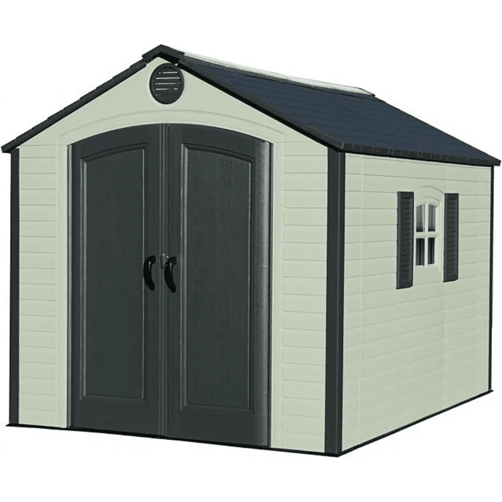 lid-product-254-image-1 Lifetime 8′ x 10′ Outdoor Plastic Shed W/ Floor and Windows (60238) - Image 1