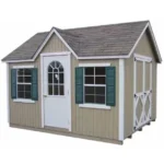 Little Cottage 12 x 10 ft Classic Wood Cottage Panelized Storage Shed