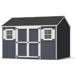 Little Cottage Co. 10×12 Value Workshop Shed with Operable Windows, Outdoor Wood Storage Do-It-Yourself Precut Kit