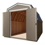 Ontario 8′ x 12′ Outdoor Wood Shed - Image 3