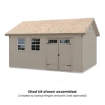 Scarsdale 12 ft. W x 16 ft. D Wood Storage Shed - Image 3