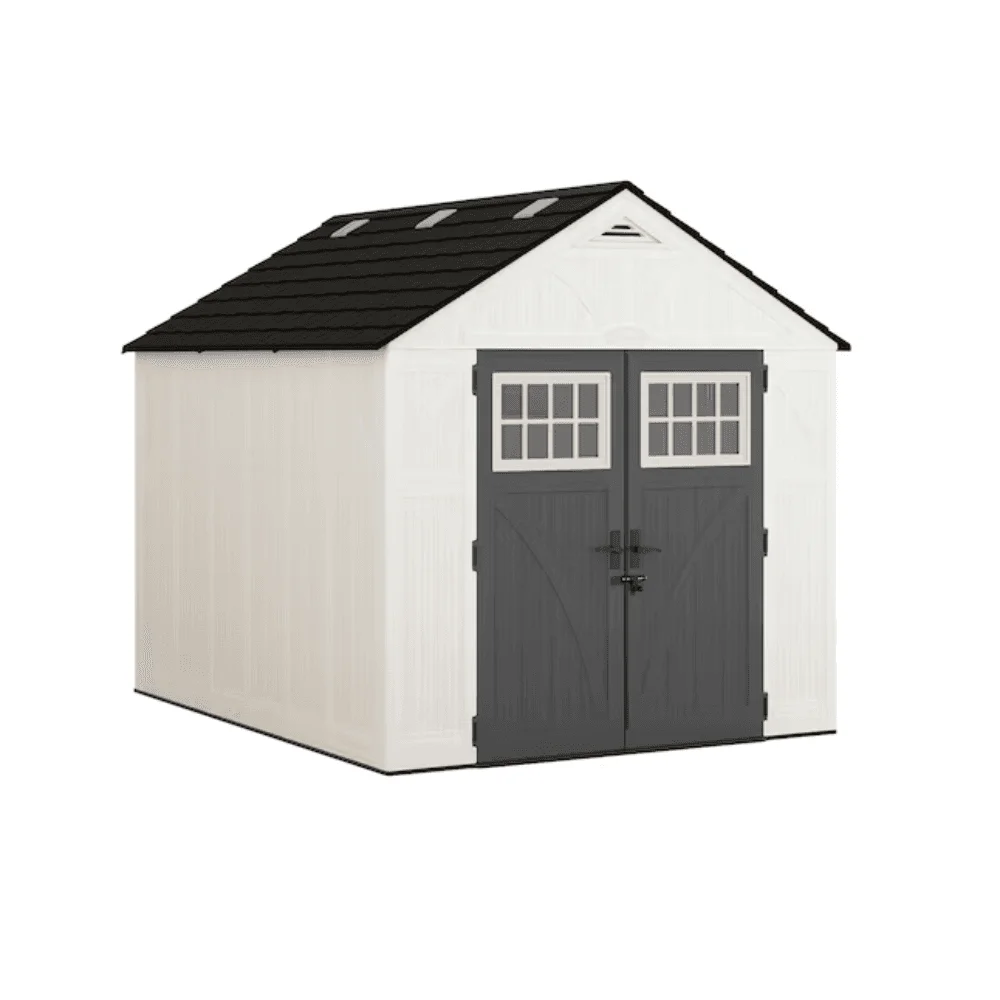 lid-product-271-image-1 Suncast 8-ft x 10-ft Tremont Resin Storage Shed (Floor Included) - Image 1