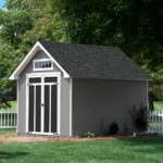 Tribeca 10 ft. W x 12 ft. D Wood Storage Shed With Floor - Image 3