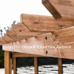 Backyard Discovery Verona Cedar Cabana Pergola - Image 5