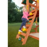 Creative Cedar Designs Cedar Cottage Wooden Swing Set - Image 2