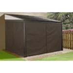 Sojag 10 x 12 ft. Portland No.53 Wall Gazebo Steel Roof - Image 2