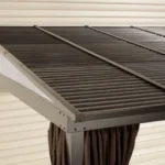 Sojag 500-9165470 10 x 12 ft. Portland No. 53 Wall Gazebo Steel Roof