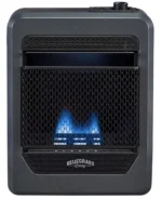 Bluegrass Living Natural Gas Vent Free Blue Flame Gas Space Heater With Base Feet – 10,000 BTU, T-Stat Control – Model# B10TNB-B - Image 3