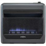Bluegrass Living Natural Gas Vent Free Blue Flame Gas Space Heater With Blower and Base Feet – 30,000 BTU, T-Stat Control – Model# B30TNB-BB - Image 3