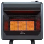 Bluegrass Living Propane Gas Vent Free Infrared Gas Space Heater With Blower and Base Feet – 28,000 BTU, T-Stat Control – Model# B28TPIR-BB