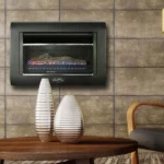 Duluth Forge Dual Fuel Ventless Linear Wall Gas Fireplace With Log – 26,000 BTU, T-Stat Control – Model# DF300L - Image 2
