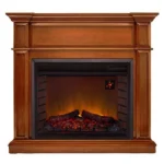 Duluth Forge Full Size Electric Fireplace – Remote Control, Apple Spice Finish – Model# EL1350-3-AS