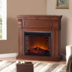 Duluth Forge Full Size Electric Fireplace – Remote Control, Auburn Cherry Finish – Model# EL1350-2-AC - Image 3