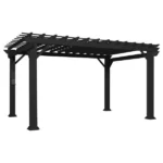 14×10 Stratford Traditional Steel Pergola With Sail Shade Soft Canopy - Image 3