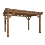 14×12 Ashford Traditional Steel Pergola With Sail Shade Soft Canopy - Image 2