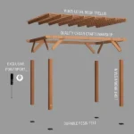 14×10 Delray Pergola - Image 3