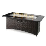 The Outdoor GreatRoom Company Montego 59-Inch Linear Propane Gas Fire Pit Table