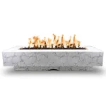 The Outdoor Plus 84″ Del Mar Concrete Gas Fire Pit