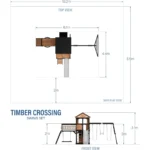 Timber Crossing Swing Set – Adventure Meets Stunning Design - Image 3