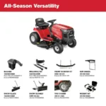 Troy-Bilt Bronco 42 – 42” 19HP Briggs & Stratton Automatic Drive Gas Riding Lawn Tractor - Image 3